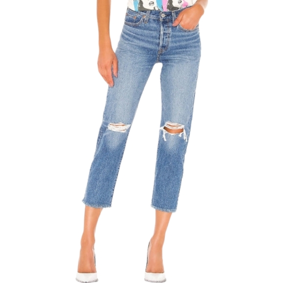 Levi's Denim - Levi's Wedgie Straight Crop Jeans Uncovered Truth
